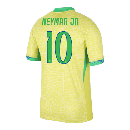 Brazil NEYMAR JR #10 2024 Jersey Home Edition