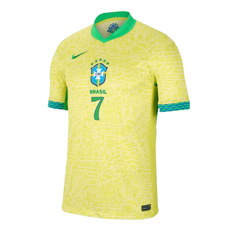 Brazil VINI JR. #7 2024 Jersey Home Edition