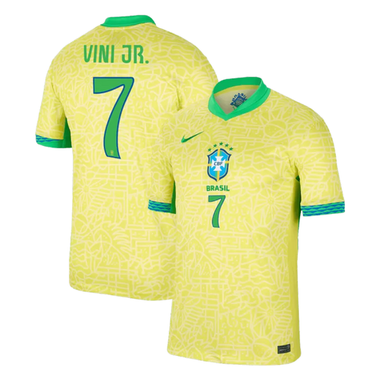 Brazil VINI JR. #7 2024 Jersey Home Edition