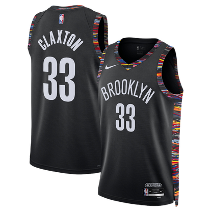 Brooklyn Nets Nic Claxton #33 2025/26 Jersey - City Edition