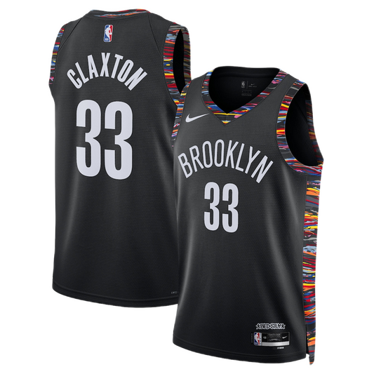 Brooklyn Nets Nic Claxton #33 2025/26 Jersey - City Edition
