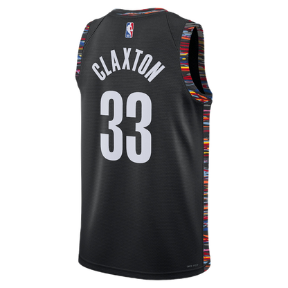 Brooklyn Nets Nic Claxton #33 2025/26 Jersey - City Edition