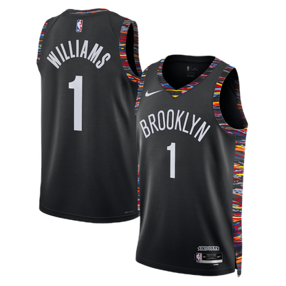 Brooklyn Nets Ziaire Williams #1 2025/26 Jersey - City Edition