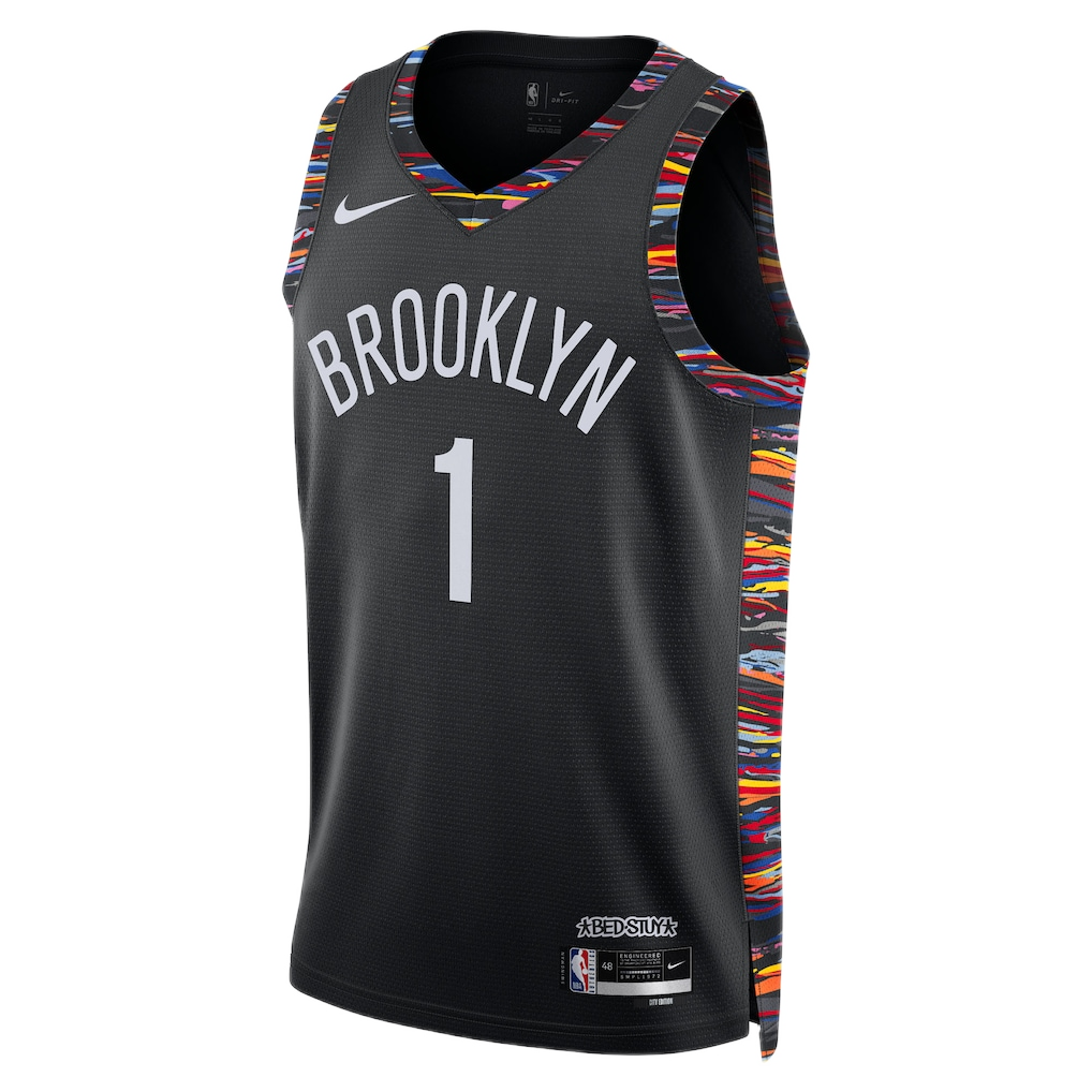 Brooklyn Nets Ziaire Williams #1 2025/26 Jersey - City Edition