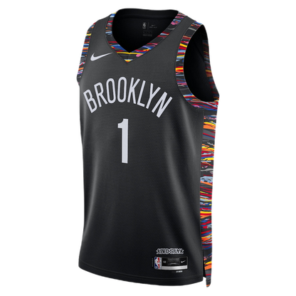Brooklyn Nets Ziaire Williams #1 2025/26 Jersey - City Edition