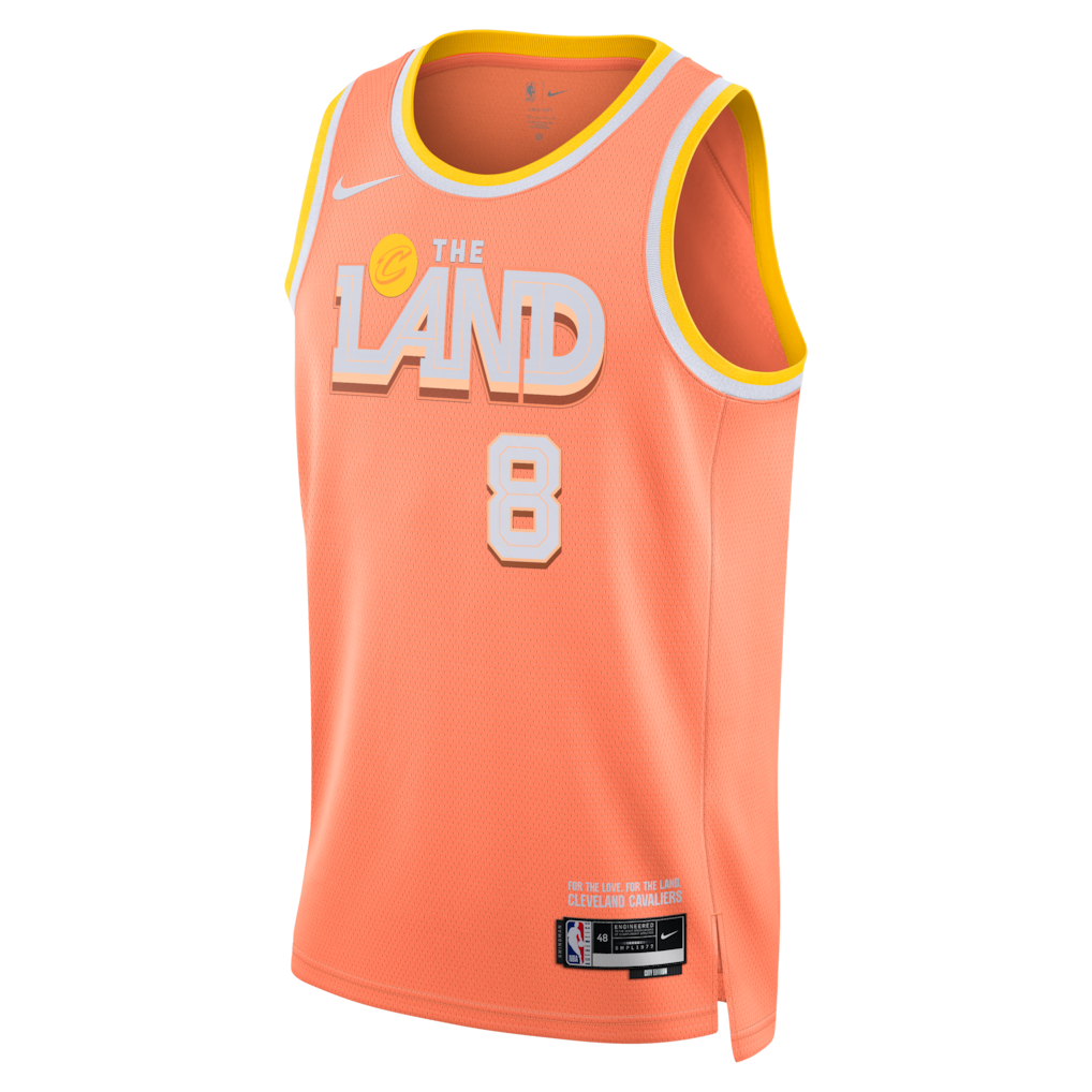 Cleveland Cavaliers Dennis Schröder #8 2025/26 Jersey - City Edition