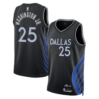 Dallas Mavericks P.J. Washington #25 2025/26 Jersey - City Edition