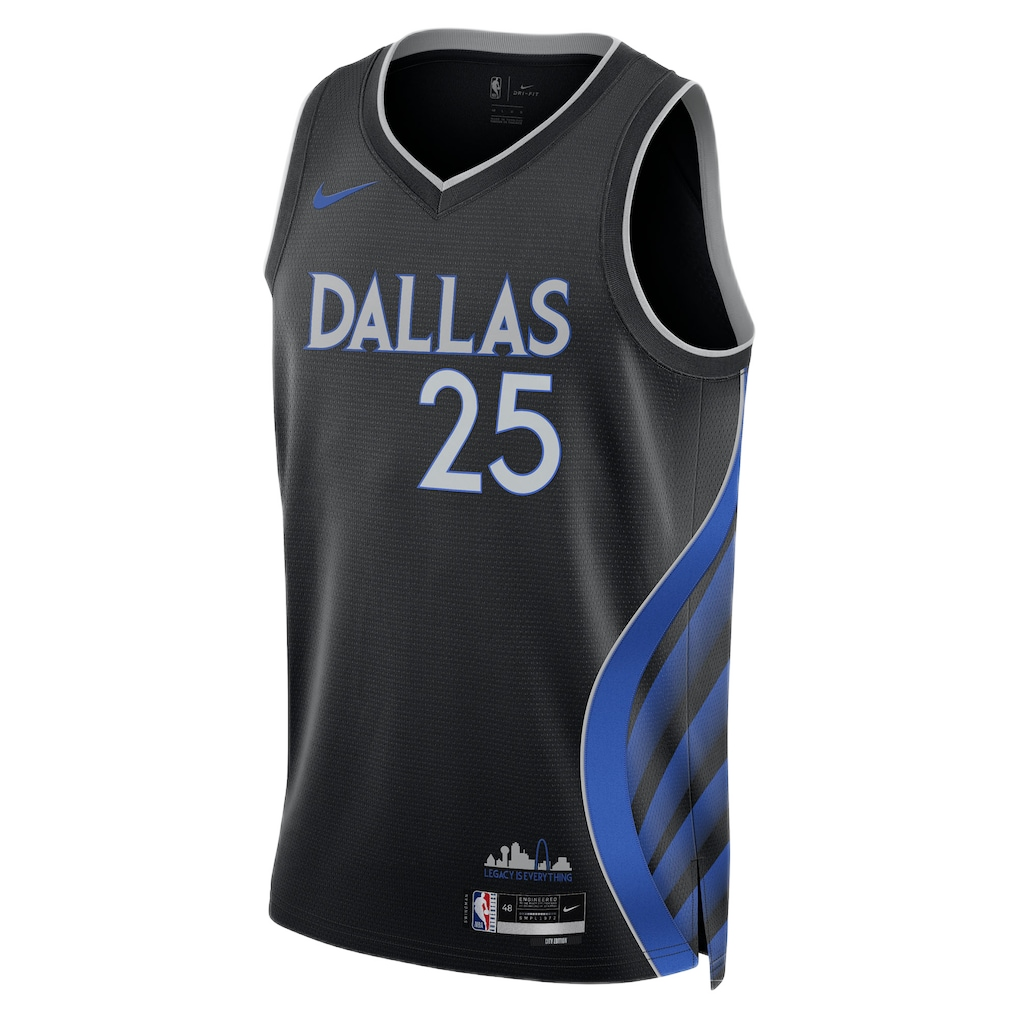 Dallas Mavericks P.J. Washington #25 2025/26 Jersey - City Edition