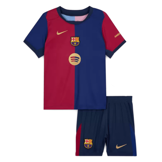 Kids Barcelona 2024/25 Home Edition Spotify Logo Only - Kit