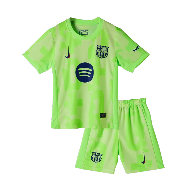 Kids Barcelona 2024/25 Third Away Edition Spotify Logo Only - Kit