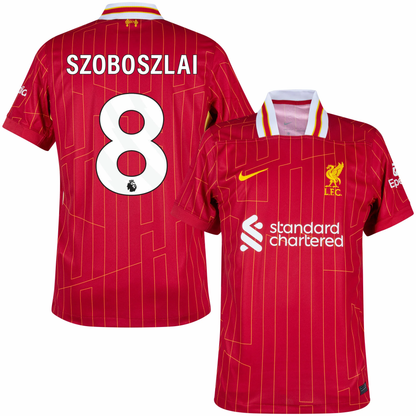 Liverpool SZOBOSZLAI #8 2024/25 Jersey Home Edition