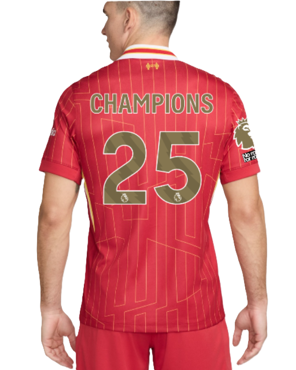 Liverpool 24/25 Jersey Home Edition - CHAMPIONS 25