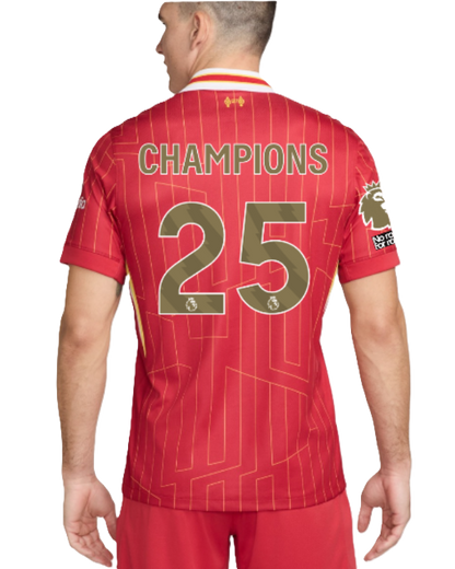 Liverpool 24/25 Jersey Home Edition - CHAMPIONS 25