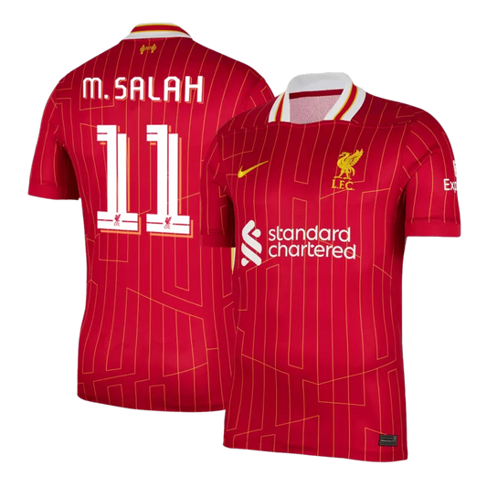 Liverpool M.SALAH #11 2024/25 Jersey Home Edition - UCL