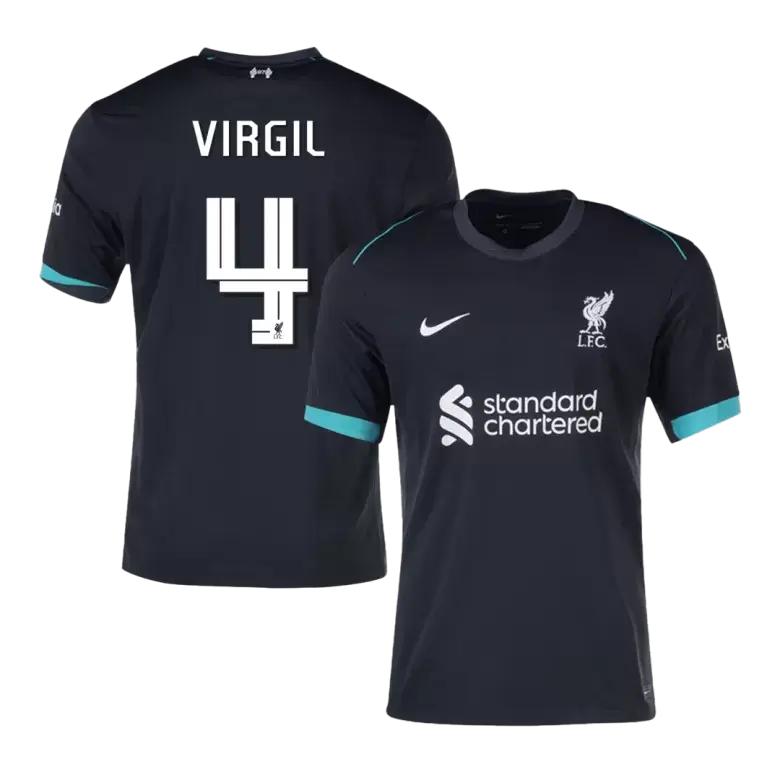 Liverpool VIRGIL #4 2024/25 Jersey Away Edition - UCL