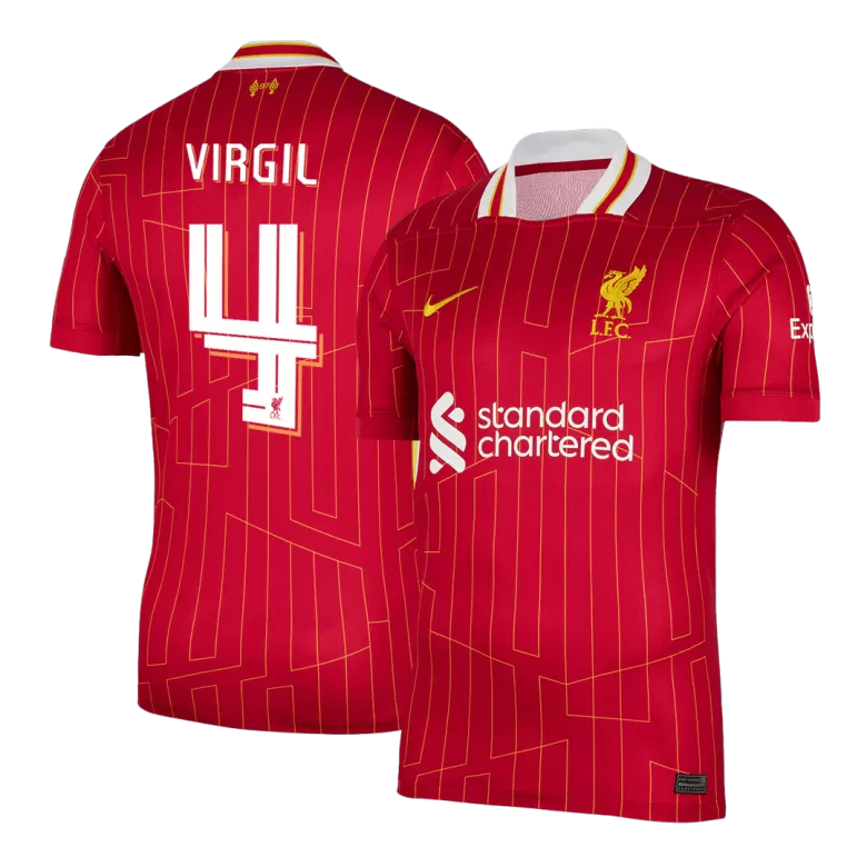 Liverpool VIRGIL #4 2024/25 Jersey Home Edition - UCL