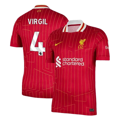 Liverpool VIRGIL #4 2024/25 Jersey Home Edition