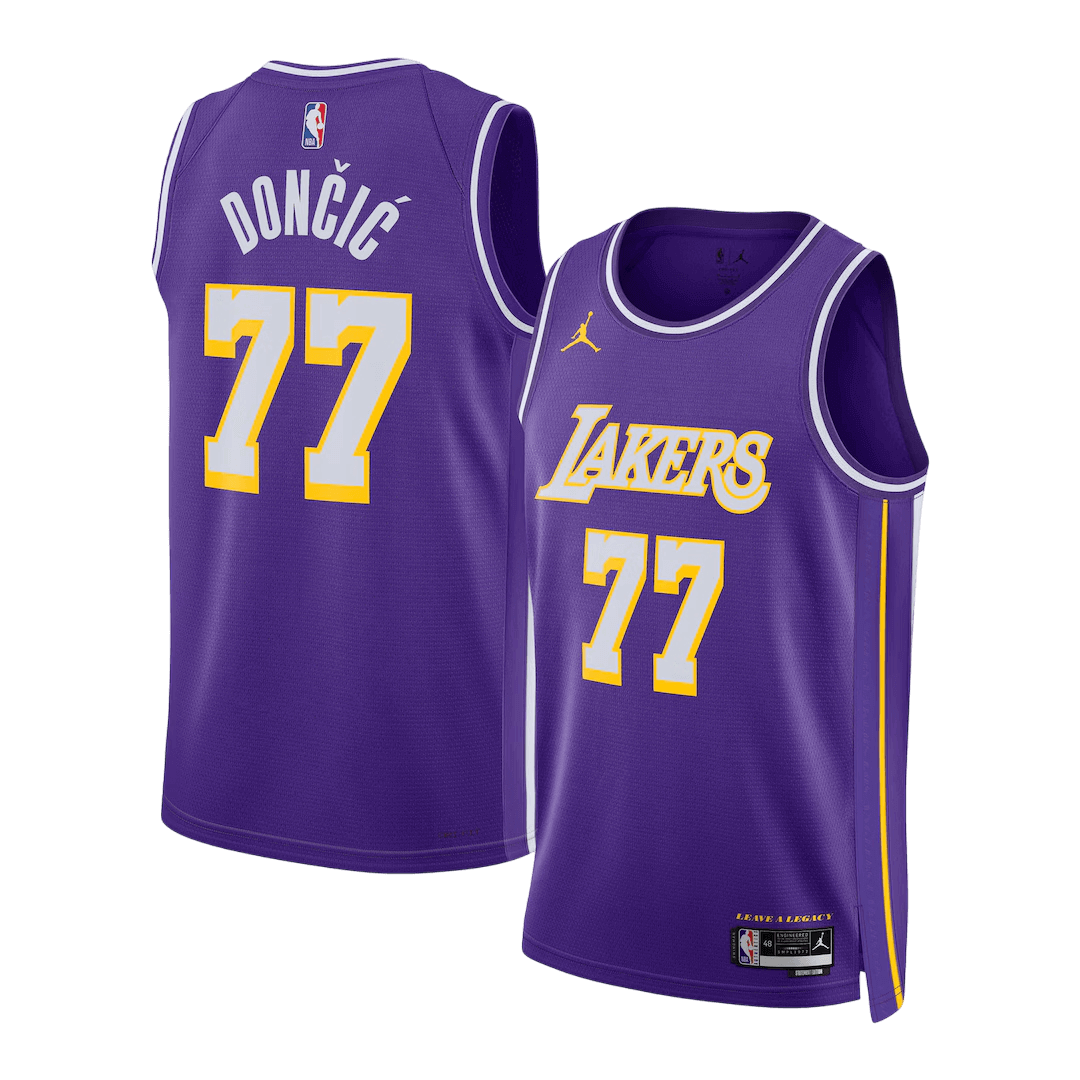Los Angeles Lakers Luka Dončić #77 2025/26 Jersey - Statement Edition