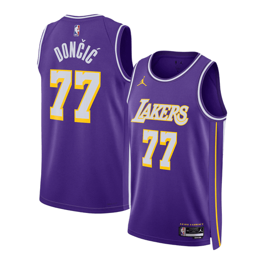 Los Angeles Lakers Luka Dončić #77 2025/26 Jersey - Statement Edition