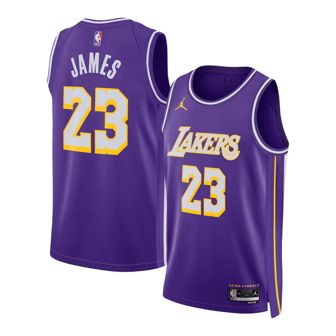 Los Angeles Lakers LeBron James #23 2025/26 Jersey - Statement Edition