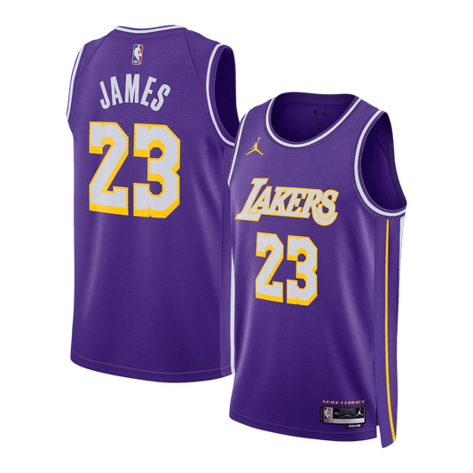Los Angeles Lakers LeBron James #23 2025/26 Jersey - Statement Edition