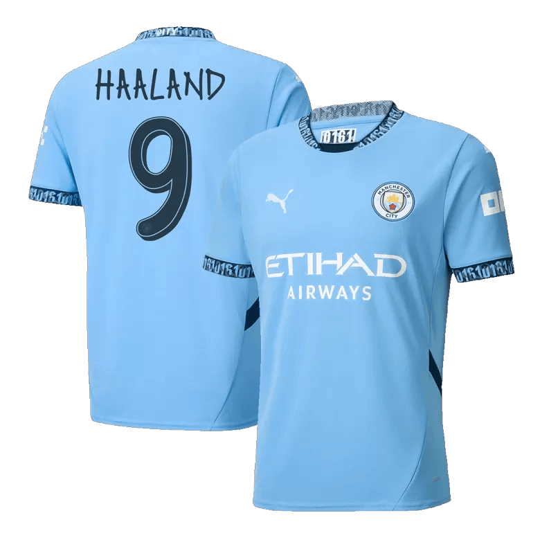Fans Galaxy | Manchester City HAALAND #9 2024/25 Jersey Home Edition - UCL | €29.50