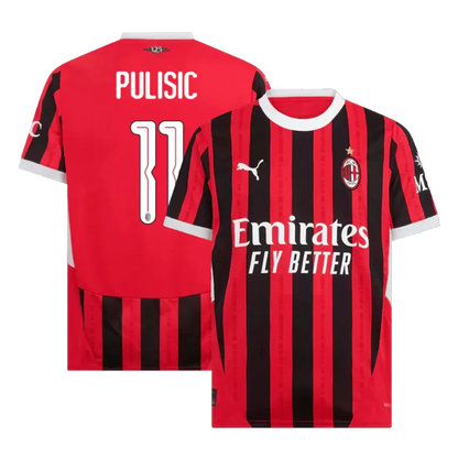 AC Milan PULISIC #11 2024/25 Jersey Home Edition