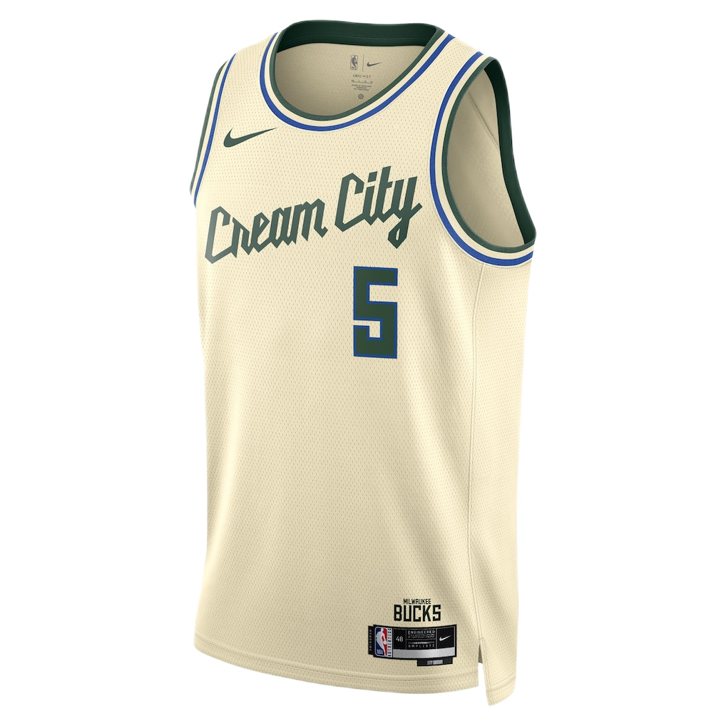 Milwaukee Bucks Gary Trent Jr. #5 2025/26 Jersey - City Edition