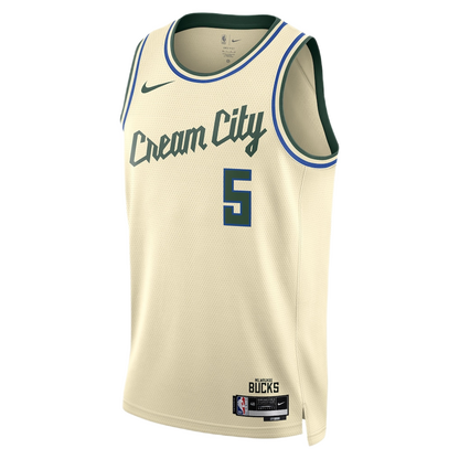 Milwaukee Bucks Gary Trent Jr. #5 2025/26 Jersey - City Edition