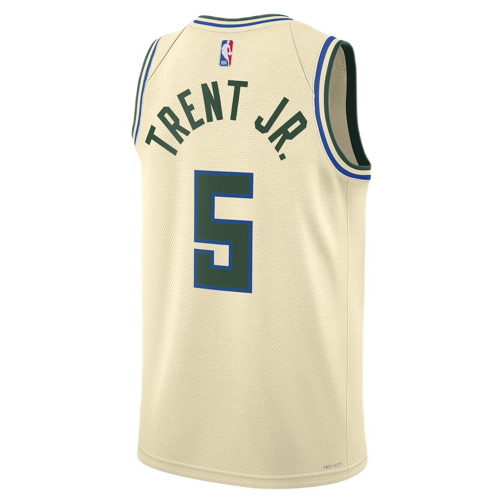 Milwaukee Bucks Gary Trent Jr. #5 2025/26 Jersey - City Edition