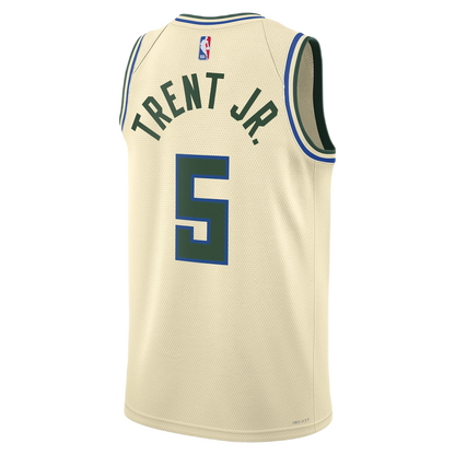 Milwaukee Bucks Gary Trent Jr. #5 2025/26 Jersey - City Edition