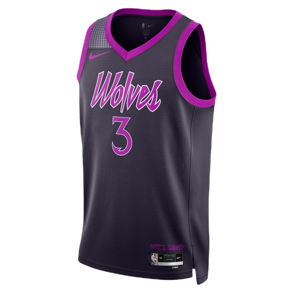 Minnesota Timberwolves Jaden McDaniels #3 2025/26 Jersey - City Edition