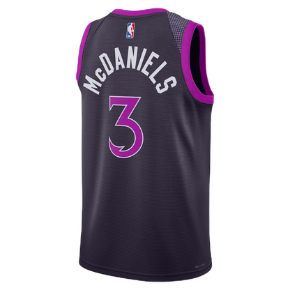 Minnesota Timberwolves Jaden McDaniels #3 2025/26 Jersey - City Edition