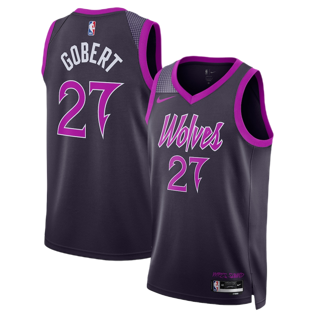 Minnesota Timberwolves Rudy Gobert #27 2025/26 Jersey - City Edition