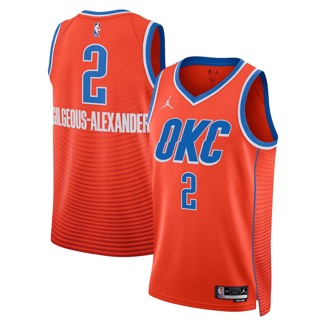 Oklahoma City Thunder Shai Gilgeous-Alexander #2 2025/26 Jersey - Statement Edition