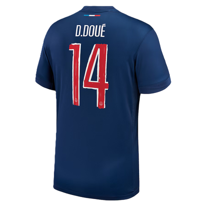 Paris Saint Germain Desire Doue #14 2024/25 Jersey Home Edition - Cup Printing