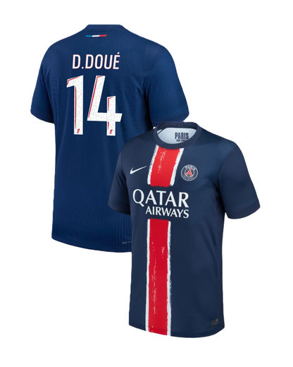 Paris Saint Germain Desire Doue #14 2024/25 Jersey Home Edition