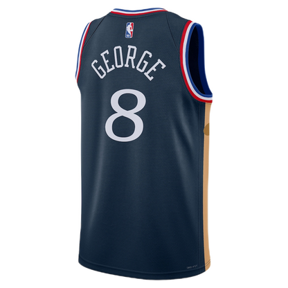 Philadelphia 76ers Paul George #8 2025/26 Jersey - City Edition