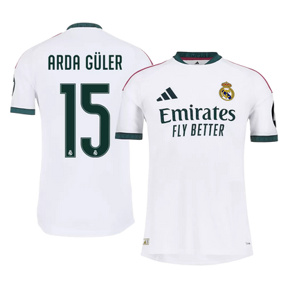 Real Madrid ARDA GULER #15 2026/27 Home Edition Jersey