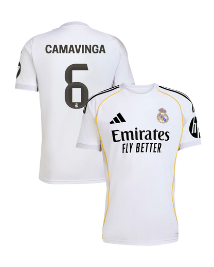 Real Madrid CAMAVINGA #6 2025/26 Jersey Home Edition