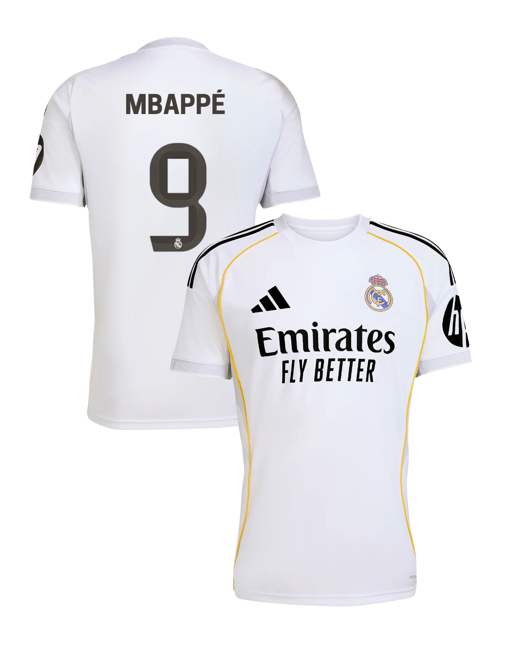 Real Madrid MBAPPE #9 2025/26 Jersey Home Edition