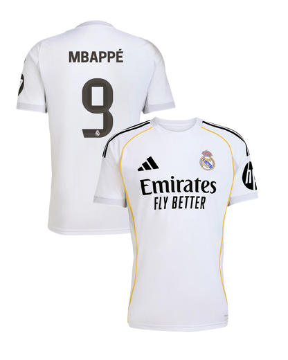 Real Madrid MBAPPE #9 2025/26 Jersey Home Edition