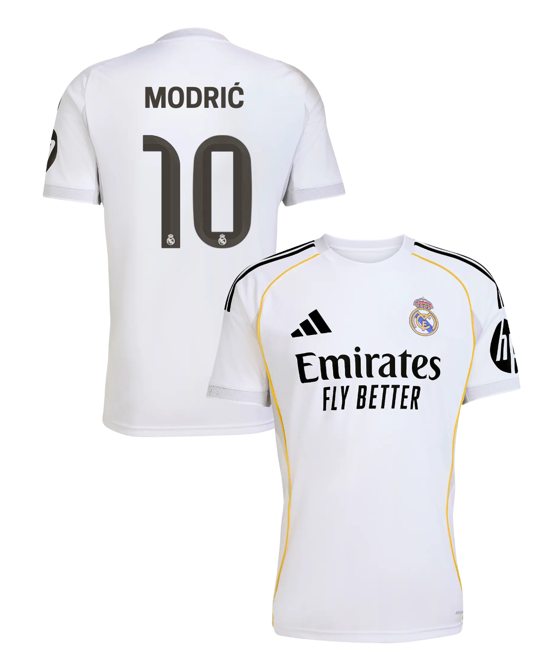 Real Madrid MODRIĆ #10 2025/26 Jersey Home Edition