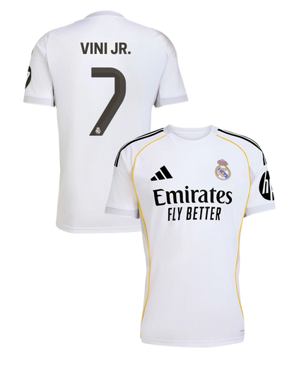 Real Madrid VINI JR. #7 2025/26 Jersey Home Edition