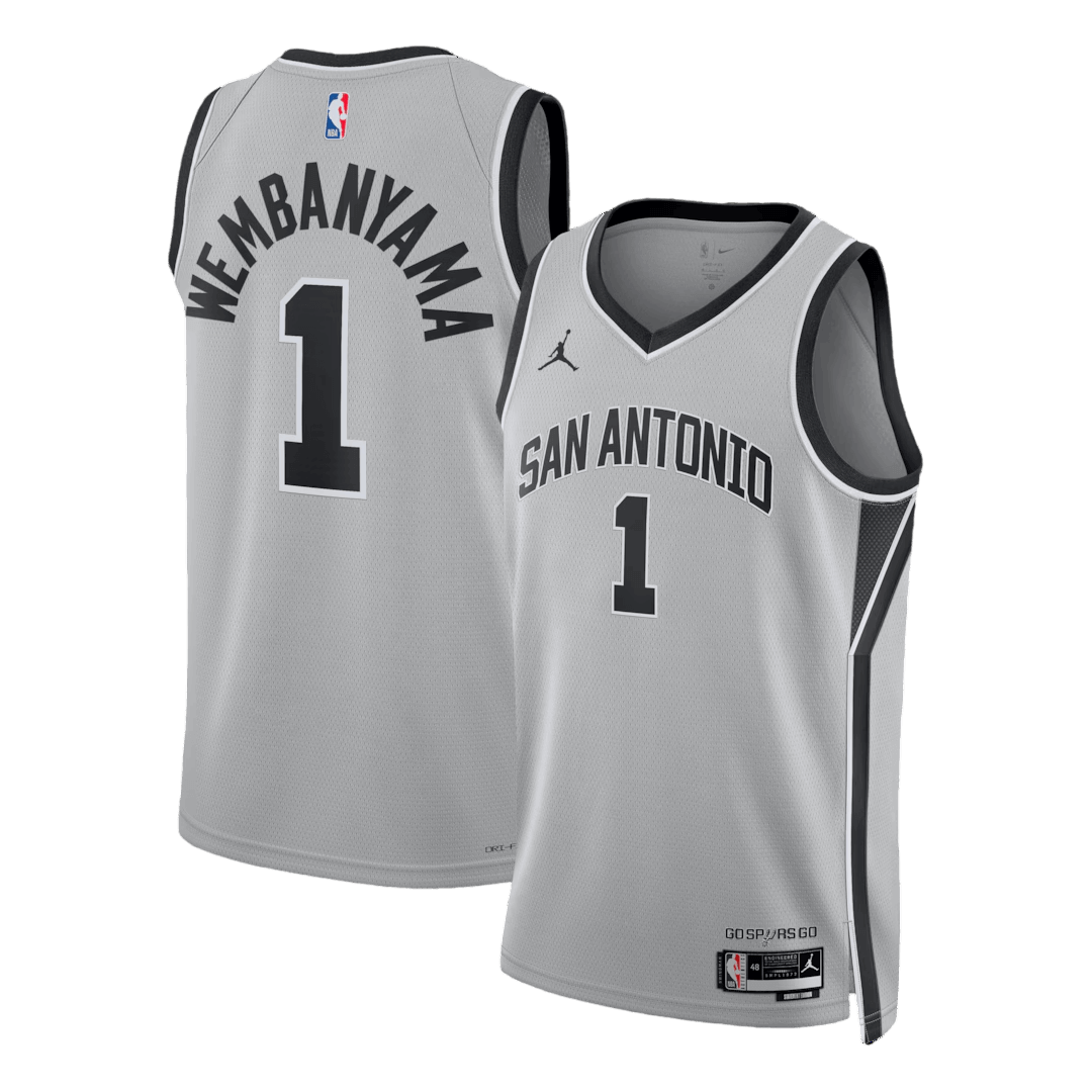 San Antonio Spurs Victor Wembanyama #1 2025/26 Jersey - Statement Edition