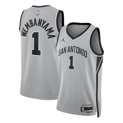 San Antonio Spurs Victor Wembanyama #1 2025/26 Jersey - Statement Edition