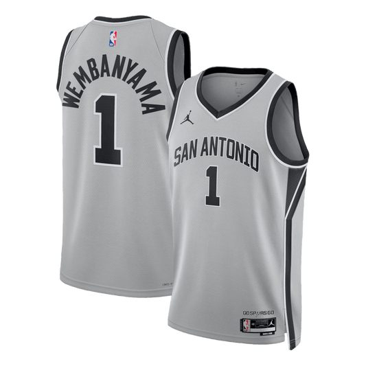 San Antonio Spurs Victor Wembanyama #1 2025/26 Jersey - Statement Edition