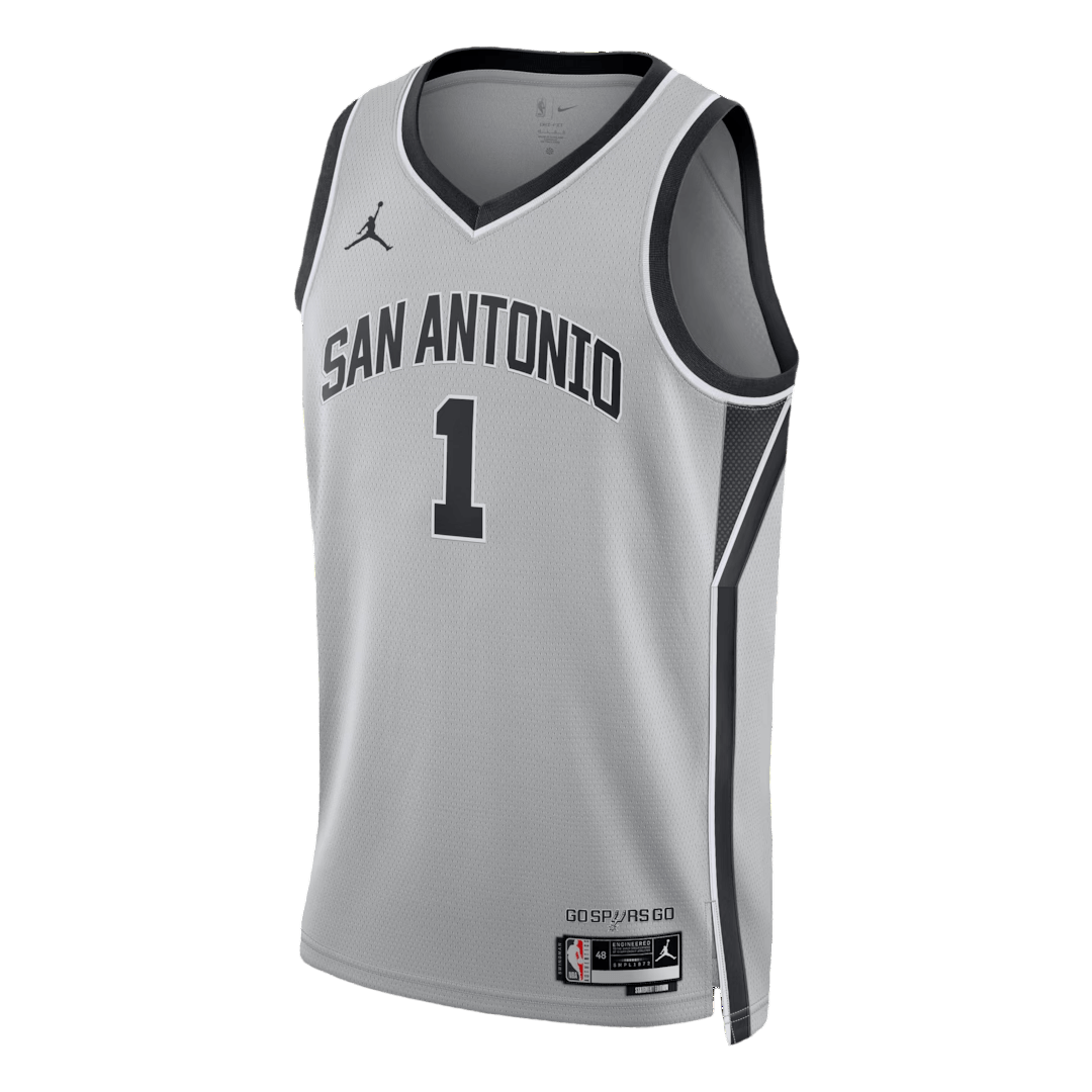 San Antonio Spurs Victor Wembanyama #1 2025/26 Jersey - Statement Edition