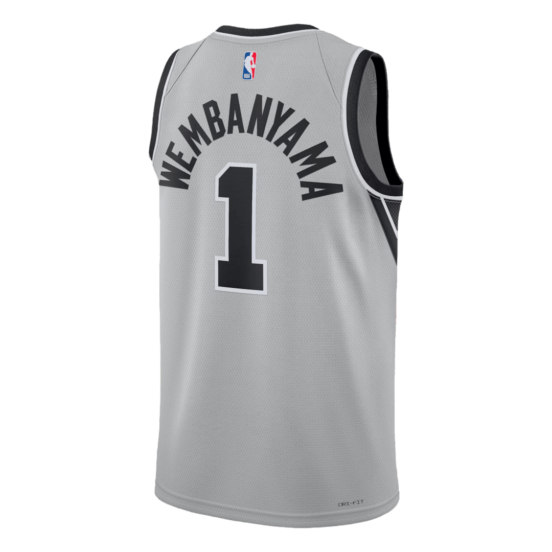 San Antonio Spurs Victor Wembanyama #1 2025/26 Jersey - Statement Edition