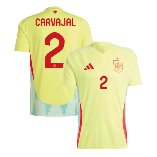 Spain CARVAJAL #2 2024 Jersey Away Edition